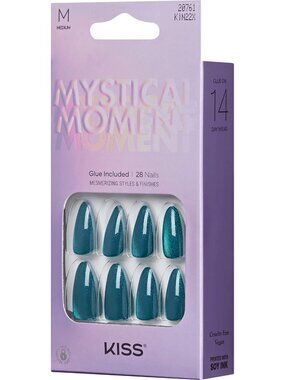 Kiss Mystical Moment Medium Length Nails - Like A Queen